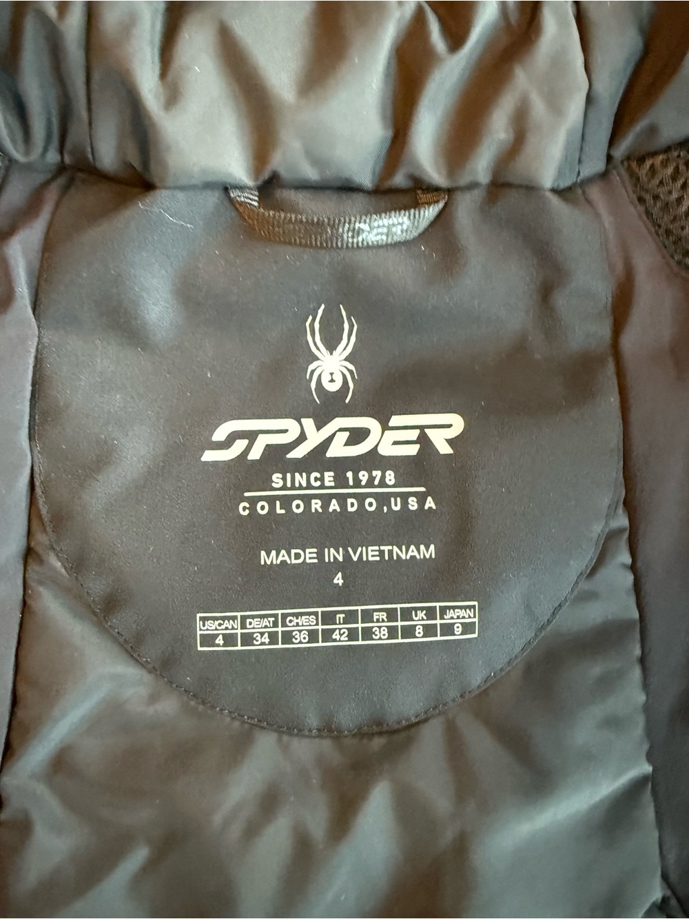 Spyder Women’s Black Hooded Softshell Raincoat - Picture 5 of 7